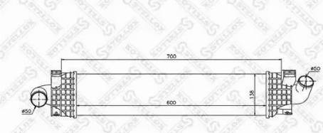 Stellox 10-40087-SX - Intercooler, charger autospares.lv