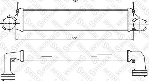 Stellox 10-40115-SX - Intercooler, charger autospares.lv