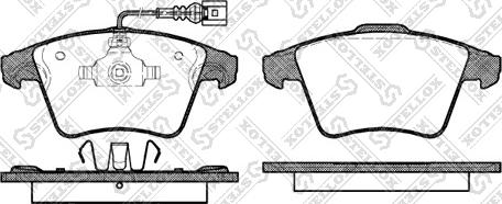 Stellox 1056 011-SX - Brake Pad Set, disc brake autospares.lv