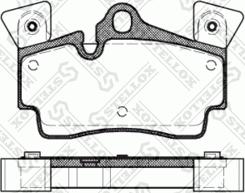 Stellox 1007 010-SX - Brake Pad Set, disc brake autospares.lv