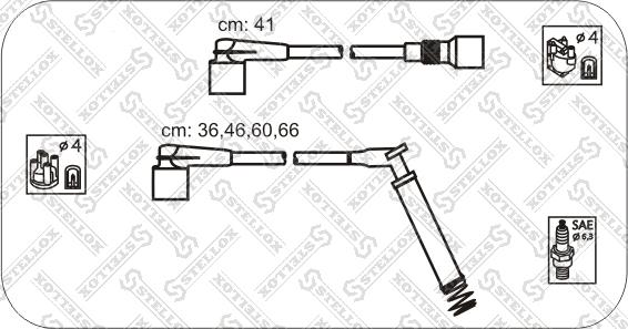 Stellox 10-38450-SX - Ignition Cable Kit autospares.lv