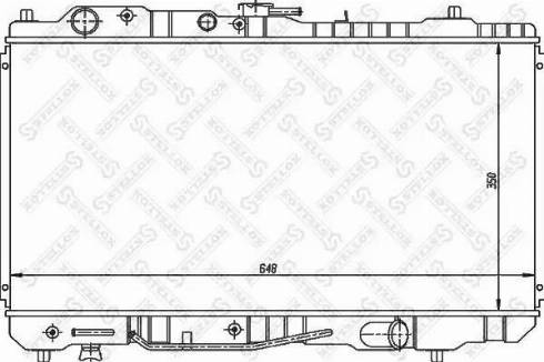 Stellox 10-25857-SX - Radiator, engine cooling autospares.lv