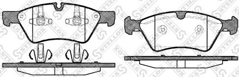 Stellox 1190 000-SX - Brake Pad Set, disc brake autospares.lv