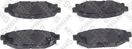 Stellox 1147 001B-SX - Brake Pad Set, disc brake autospares.lv