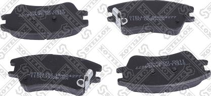 Stellox 1150 002B-SX - Brake Pad Set, disc brake autospares.lv