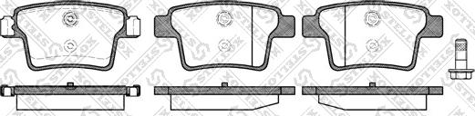 Stellox 1160 010B-SX - Brake Pad Set, disc brake autospares.lv