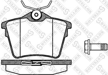 Roulunds Rubber 619981 - Brake Pad Set, disc brake autospares.lv