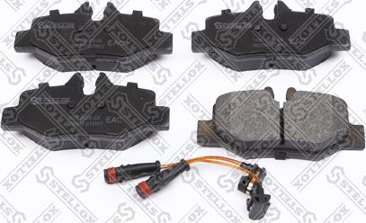 Stellox 1121 002B-SX - Brake Pad Set, disc brake autospares.lv