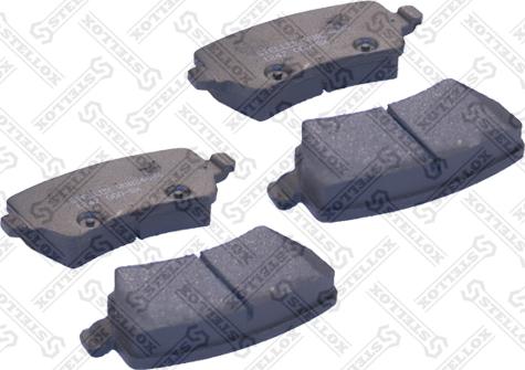 Stellox 1247 000-SX - Brake Pad Set, disc brake autospares.lv