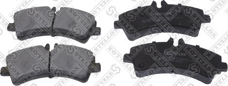 Stellox 1258 000B-SX - Brake Pad Set, disc brake autospares.lv