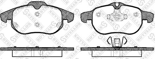 Stellox 899 000B-SX - Brake Pad Set, disc brake autospares.lv