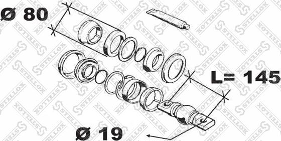 Stellox 84-12032-SX - Repair Kit, link autospares.lv