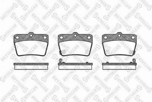 Stellox 850 002L-SX - Brake Pad Set, disc brake autospares.lv