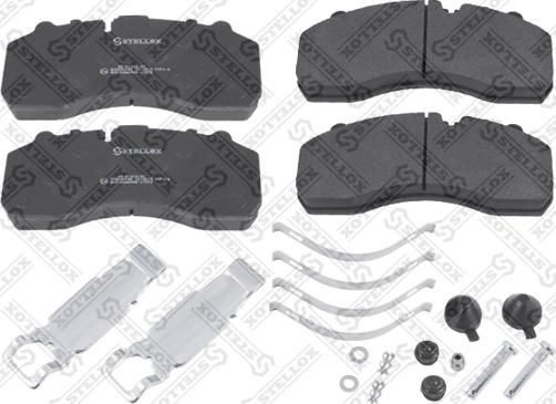 Stellox 85-01412-SX - Brake Pad Set, disc brake autospares.lv