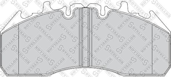 Stellox 85-01432-SX - Brake Pad Set, disc brake autospares.lv