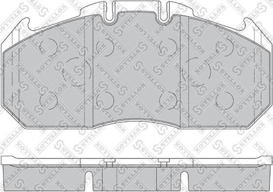 Stellox 85-01425-SX - Brake Pad Set, disc brake autospares.lv