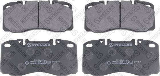 Stellox 85-01421-SX - Brake Pad Set, disc brake autospares.lv