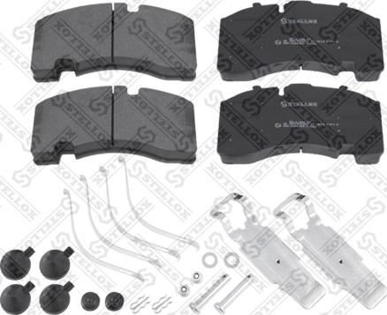 Stellox 85-11444-SX - Brake Pad Set, disc brake autospares.lv
