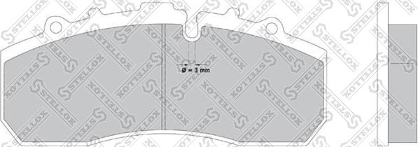 Stellox 85-11413-SX - Brake Pad Set, disc brake autospares.lv