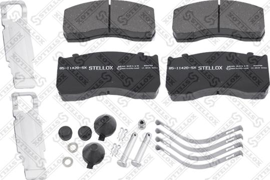 Stellox 85-11420-SX - Brake Pad Set, disc brake autospares.lv