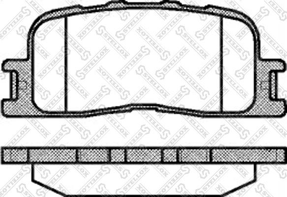 Ashuki 1083-5102HD - Brake Pad Set, disc brake autospares.lv