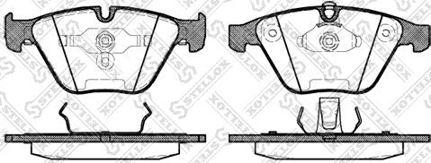 Stellox 868 000B-SX - Brake Pad Set, disc brake autospares.lv