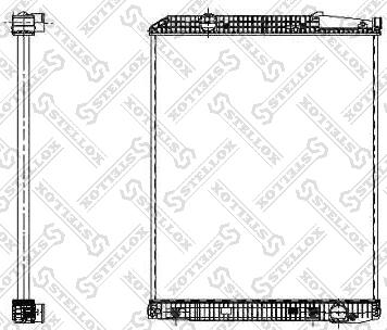 Stellox 81-03329-SX - Radiator, engine cooling autospares.lv