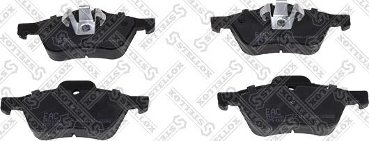 Stellox 875 000B-SX - Brake Pad Set, disc brake autospares.lv