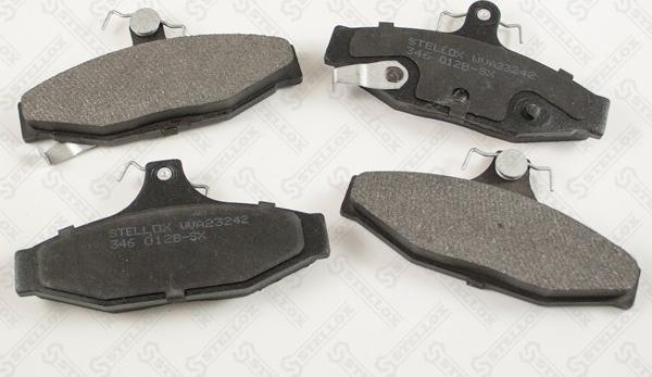 Stellox 346 012B-SX - Brake Pad Set, disc brake autospares.lv