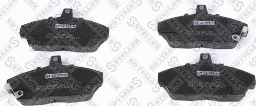 Stellox 348 010B-SX - Brake Pad Set, disc brake autospares.lv