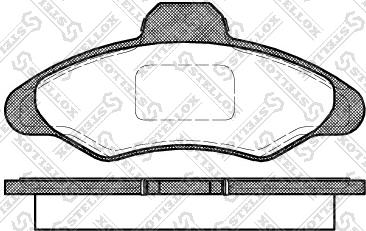 Stellox 342 000-SX - Brake Pad Set, disc brake autospares.lv