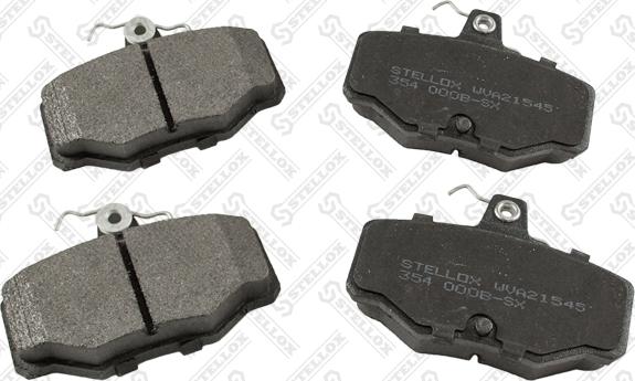 Stellox 354 000B-SX - Brake Pad Set, disc brake autospares.lv