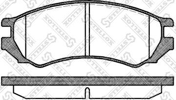 Stellox 355 000-SX - Brake Pad Set, disc brake autospares.lv