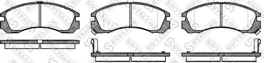 Stellox 365 002-SX - Brake Pad Set, disc brake autospares.lv