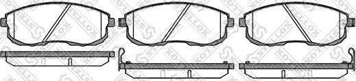 Stellox 304 012-SX - Brake Pad Set, disc brake autospares.lv