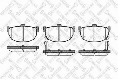 Stellox 305 032L-SX - Brake Pad Set, disc brake autospares.lv