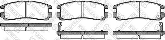 Stellox 302 002-SX - Brake Pad Set, disc brake autospares.lv