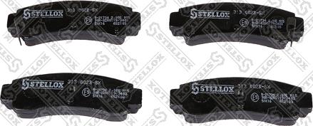 Stellox 313 002B-SX - Brake Pad Set, disc brake autospares.lv