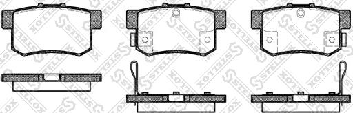 Stellox 336 052-SX - Brake Pad Set, disc brake autospares.lv