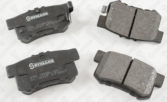 Stellox 336 002B-SX - Brake Pad Set, disc brake autospares.lv