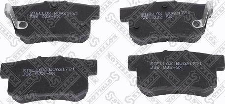 Stellox 336 032-SX - Brake Pad Set, disc brake autospares.lv