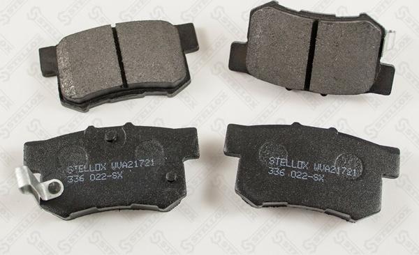 Stellox 336 022-SX - Brake Pad Set, disc brake autospares.lv