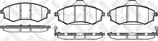 Stellox 329 092-SX - Brake Pad Set, disc brake autospares.lv