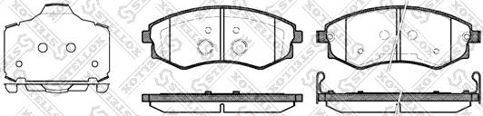 Stellox 329 003B-SX - Brake Pad Set, disc brake autospares.lv