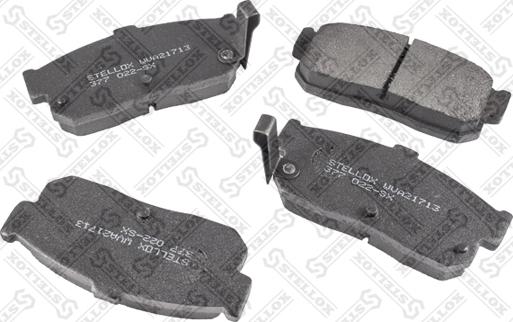 Stellox 377 022-SX - Brake Pad Set, disc brake autospares.lv