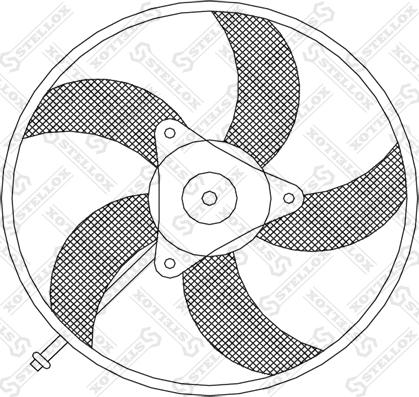 Stellox 29-99256-SX - Fan, radiator autospares.lv