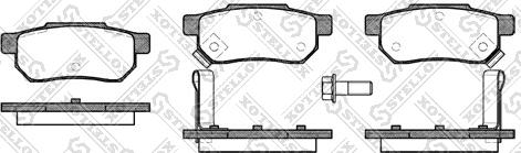 Stellox 244 002-SX - Brake Pad Set, disc brake autospares.lv
