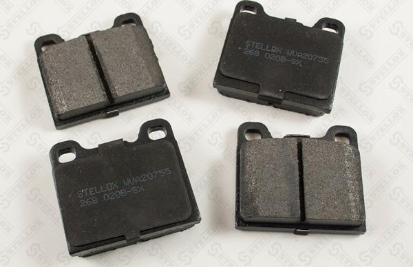 Stellox 268 020B-SX - Brake Pad Set, disc brake autospares.lv