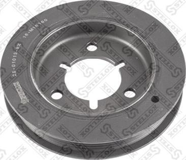 Stellox 20-01013-SX - Belt Pulley, crankshaft autospares.lv