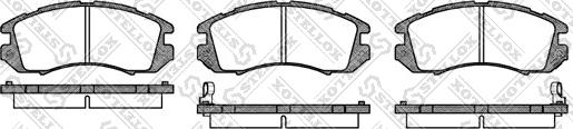 Stellox 202 012-SX - Brake Pad Set, disc brake autospares.lv